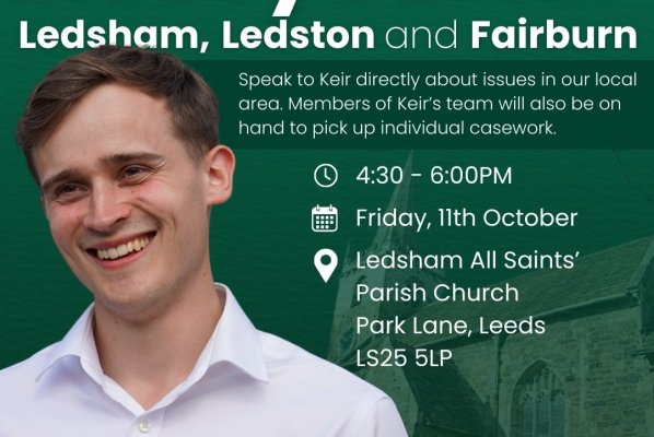 Meet your MP- Keir Mather- 11 October- 4:30 to 6:00pm